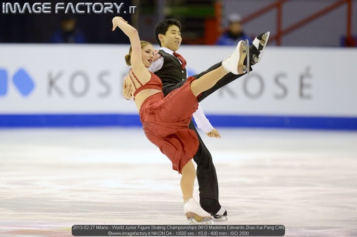 2013-02-27 Milano - World Junior Figure Skating Championships 0413 Madeline Edwards-Zhao Kai Pang CAN